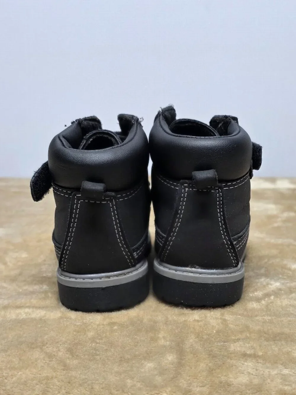 Kids Shoes Lot 2 Wonder Nation Boots 7 Rebel Primark High Tops 8 Black White